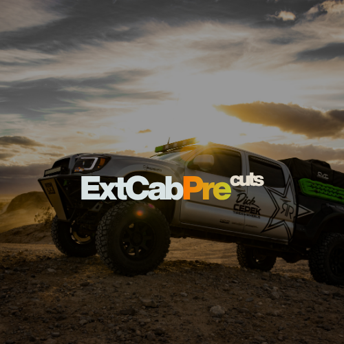 Extended Cab Pickup Pre-Cut Window Tint Patterns