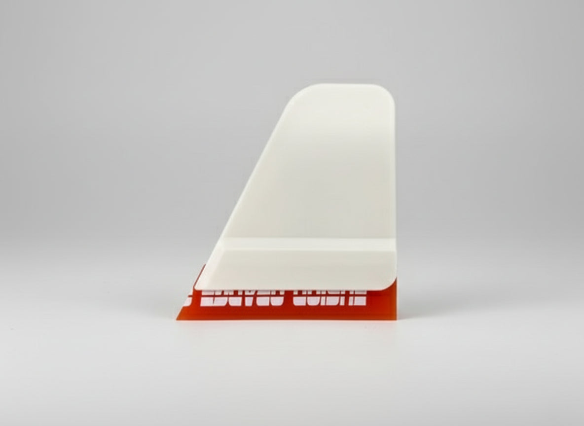 3" White Ninja Swiper with Orange Squeegee