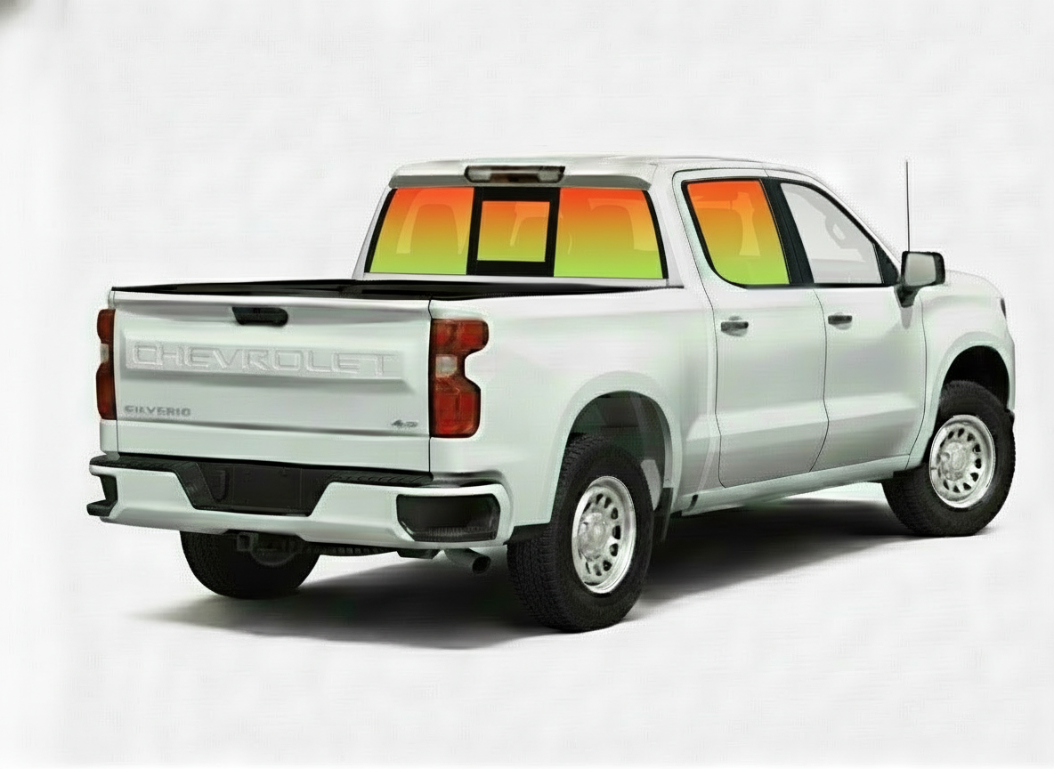 Crew Cab Truck - Back Windows + Back Windshield | Nano Ceramic Tint