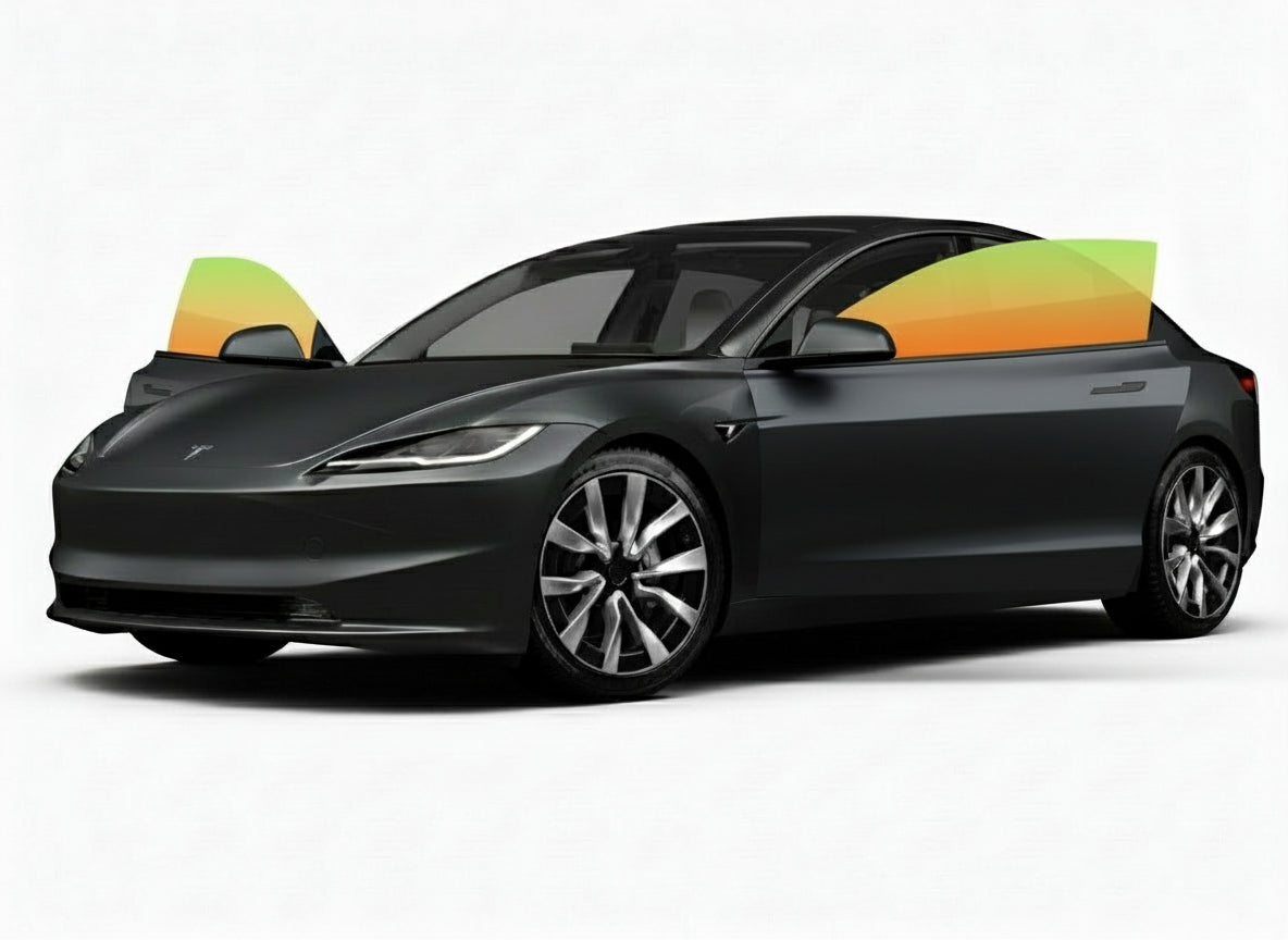 Tesla Model 3 - Front 2 Windows | Nano Ceramic Tint